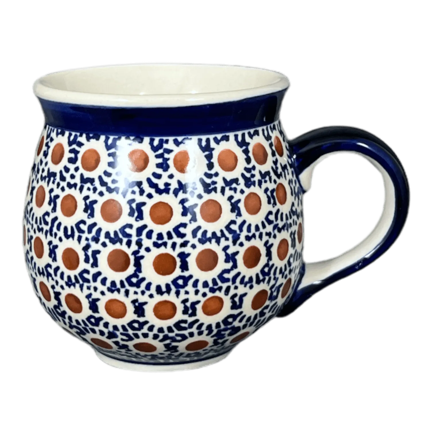 Mug, Belly Mug, 10oz Medium in "Chocolate Drop" by Manufaktura | K090T-55