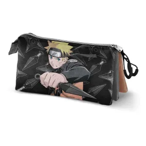 Naruto Shippuden Triple Pencil Case Weapons