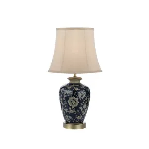 Nashi 33 Ceramic Dark blue Table Lamp