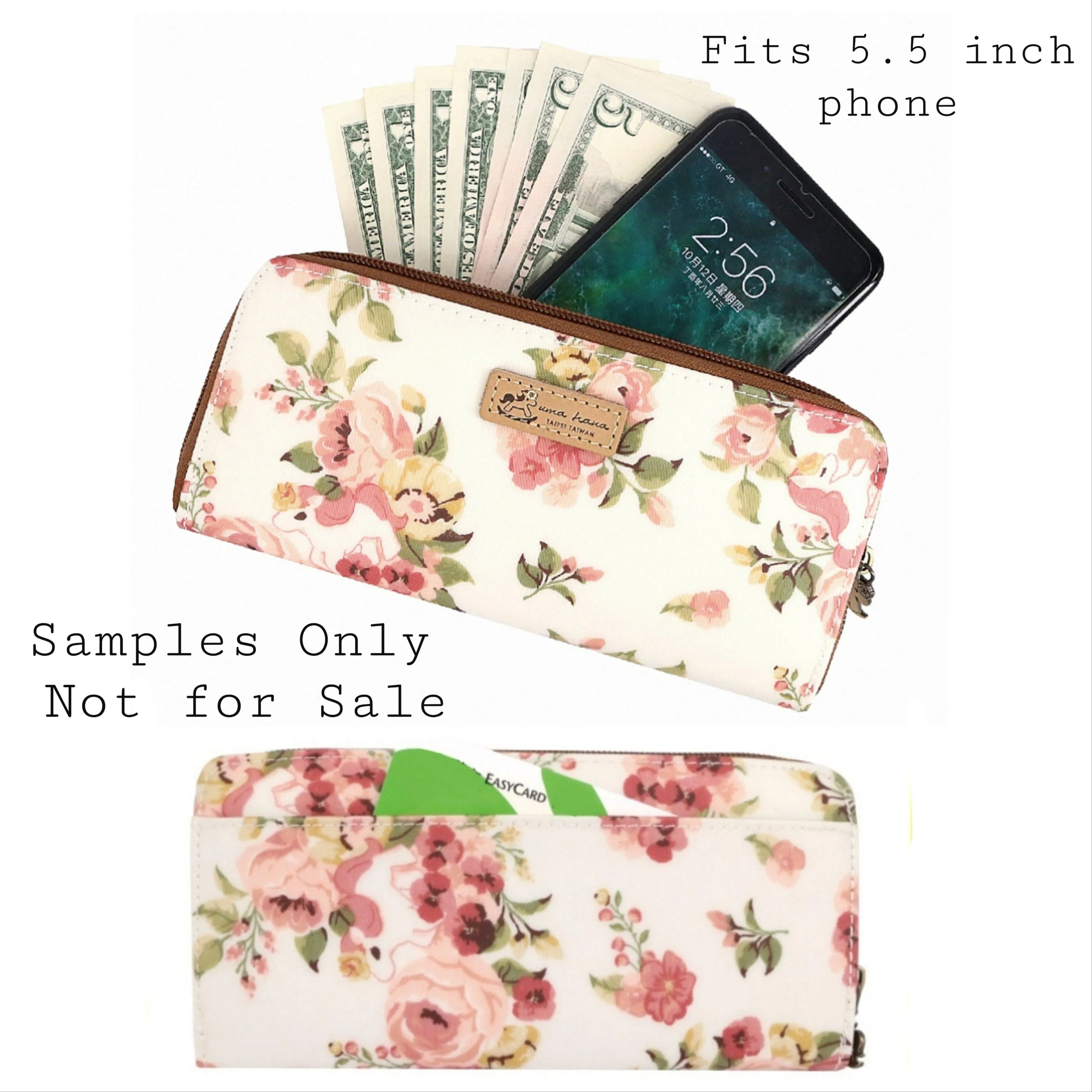 Navy Blue Shiba Inu Long Wallet