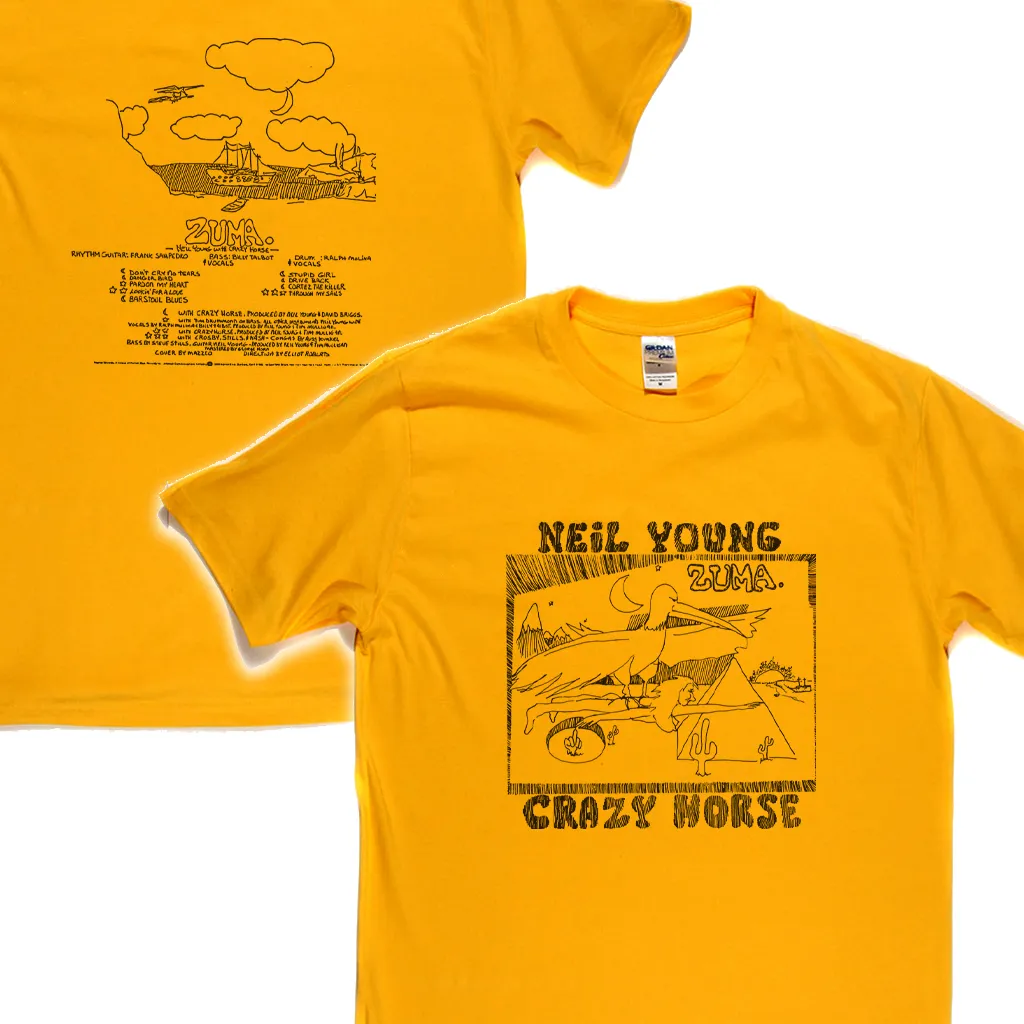 Neil Young Zuma Front And Back T-Shirt