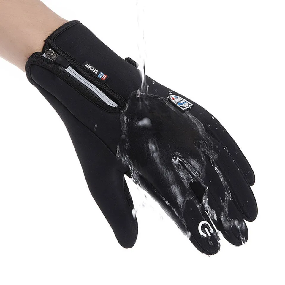 New Warm Winter Ice Fishing Gloves Waterproof Coating Windproof Breathable Full Finger Non-slip Carp Outdoor Fishing Apparel