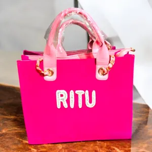 Nivel Premium Canvas Hot Pink Tote Bag Customise