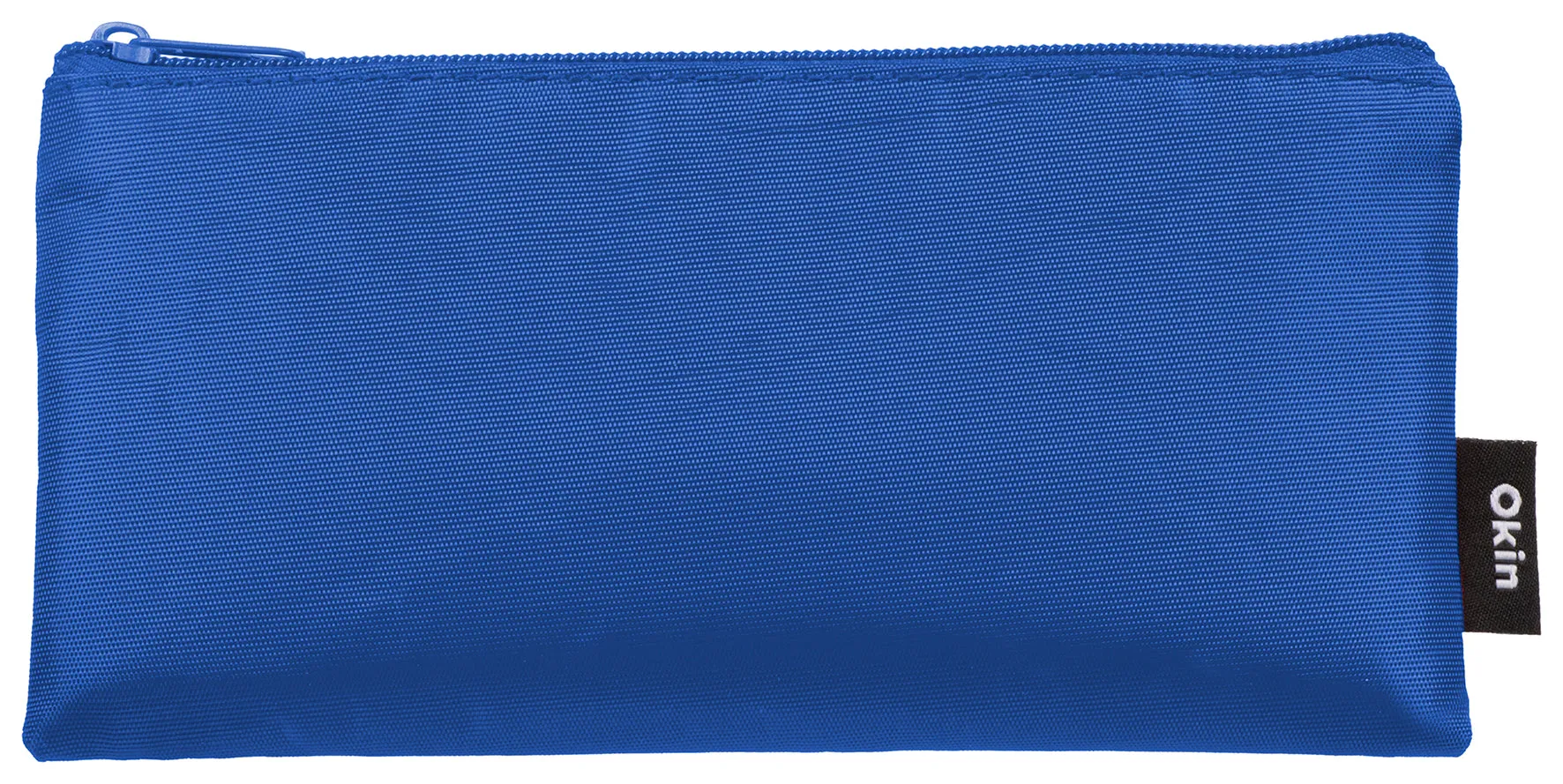 Okin Pencil Case Flat Blue 21cm x 11cm