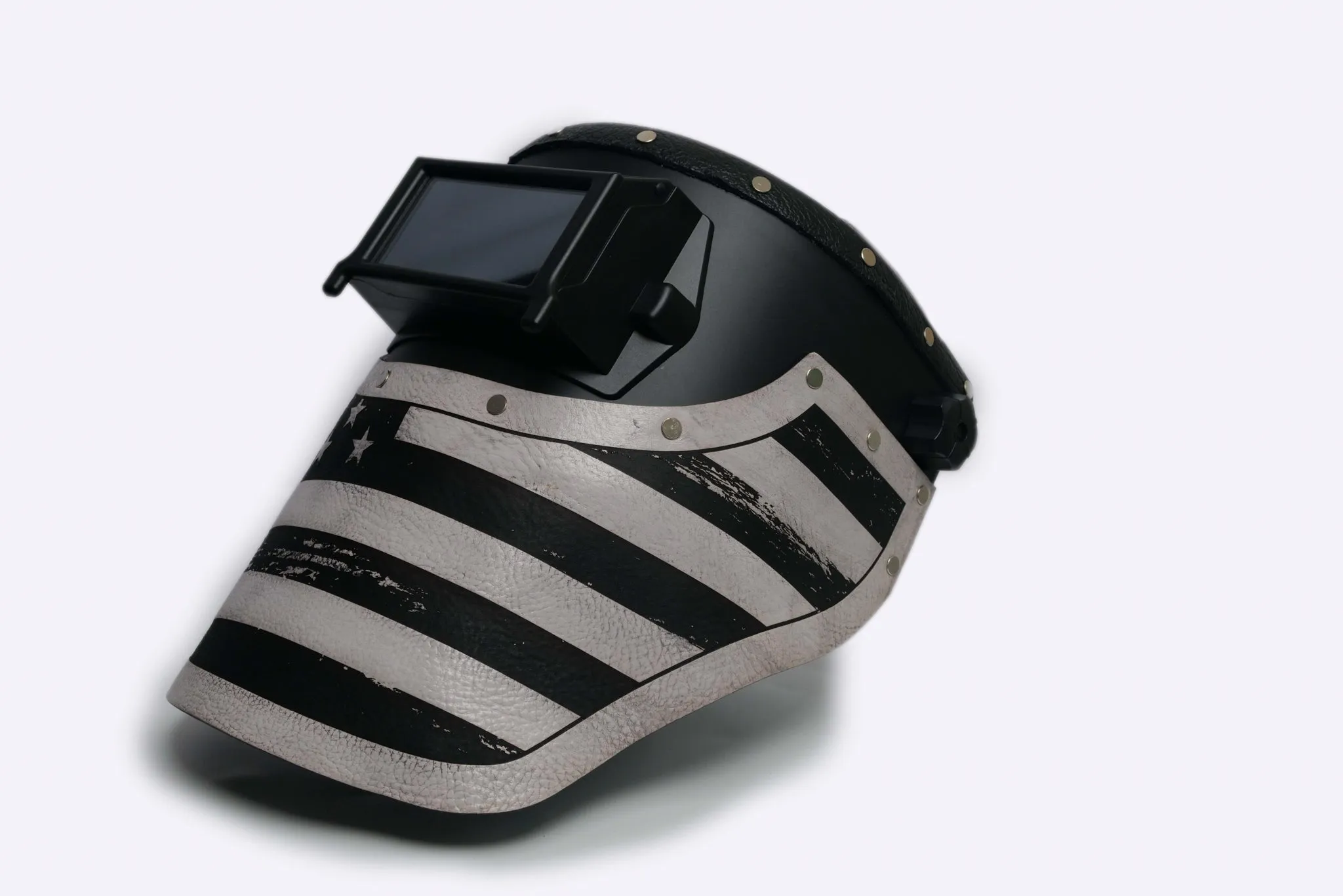 Outlaw Leather - Welding Hood - USA -White