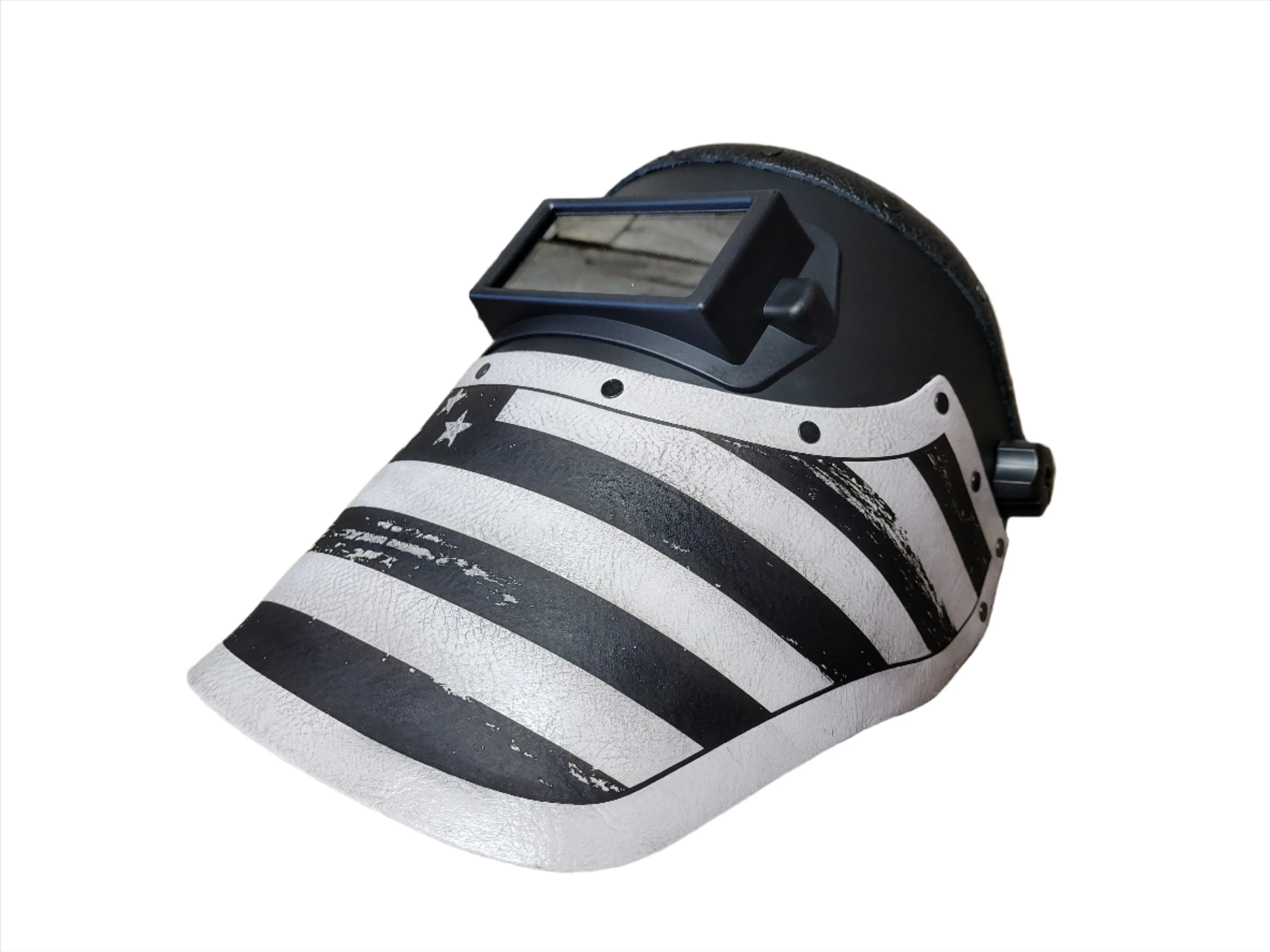 Outlaw Leather - Welding Hood - USA -White