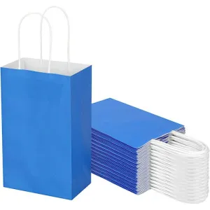 Paper Bag Royal Blue Single - Gift Wrapping Party Supplies Carry Bag Boutique