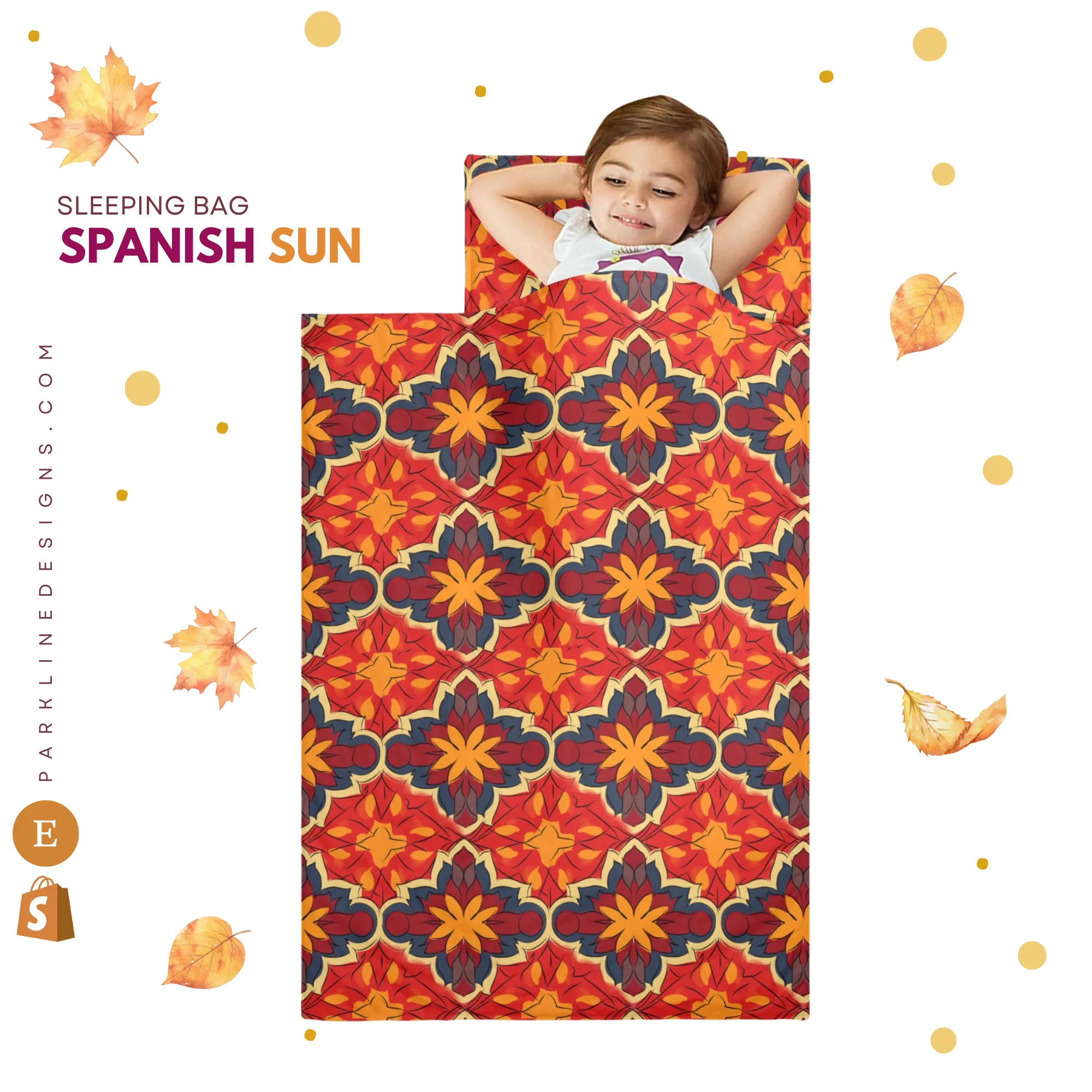 Patrick Kids' Long Sleeping Bag | Lightweight and Durable Sleeping Bag for Kids | Perfect Autumn Gifts