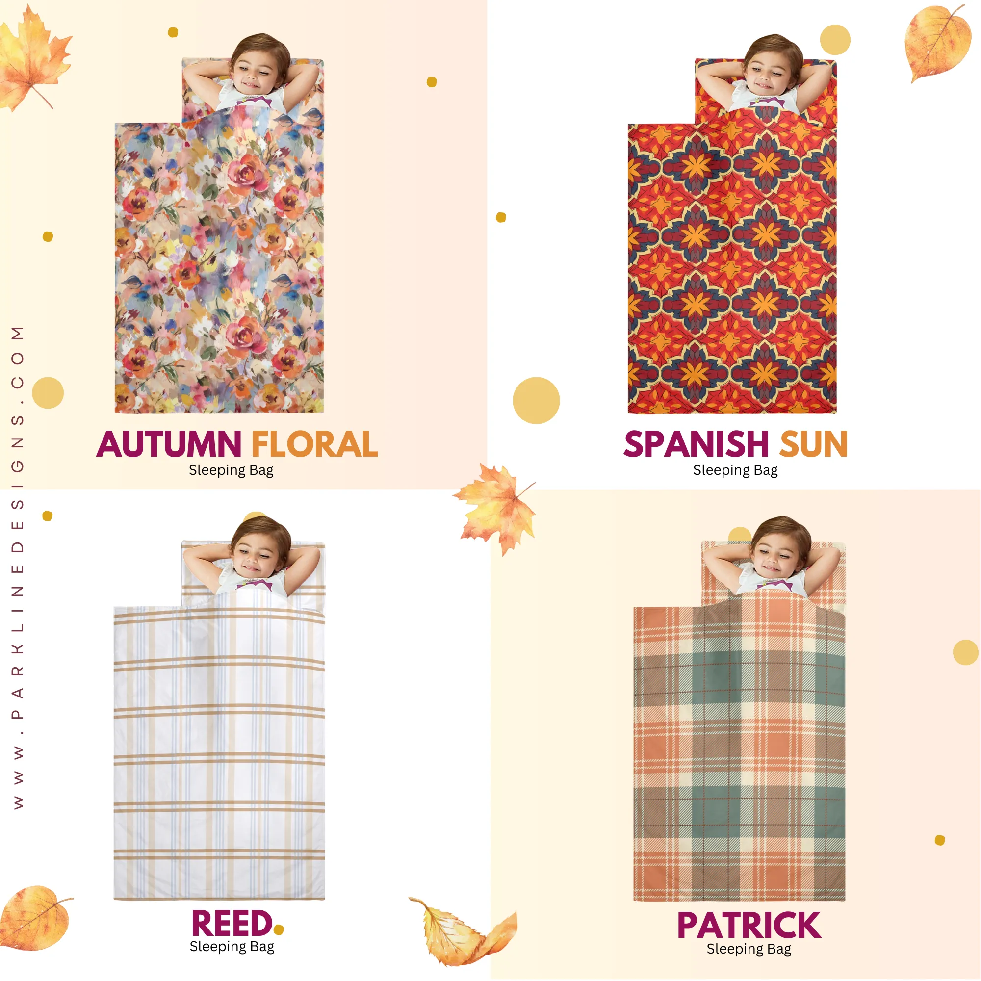 Patrick Kids' Long Sleeping Bag | Lightweight and Durable Sleeping Bag for Kids | Perfect Autumn Gifts