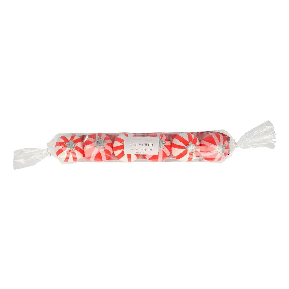 Peppermint Candy Surprise Balls