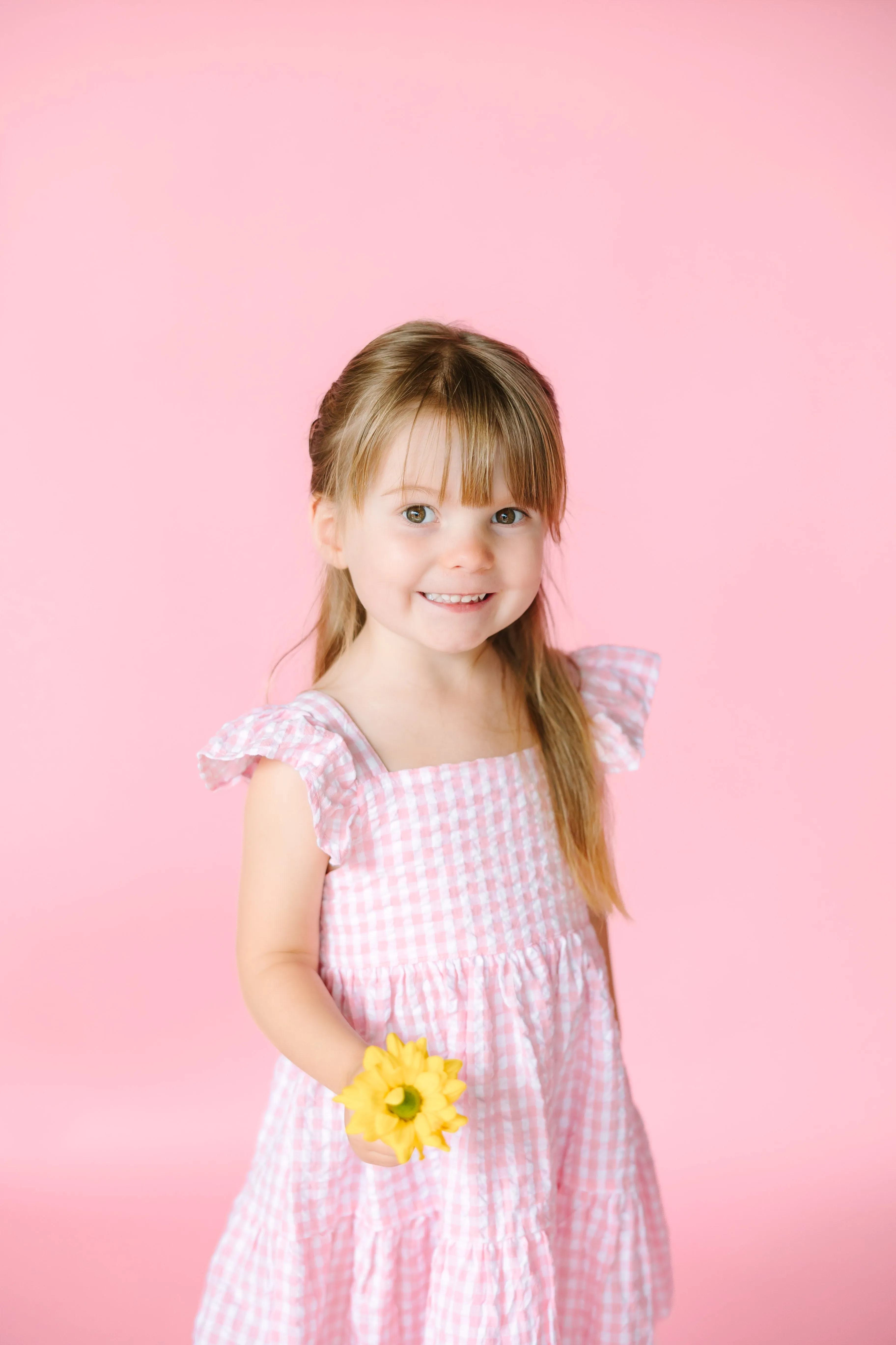 Pink Gingham Sundress