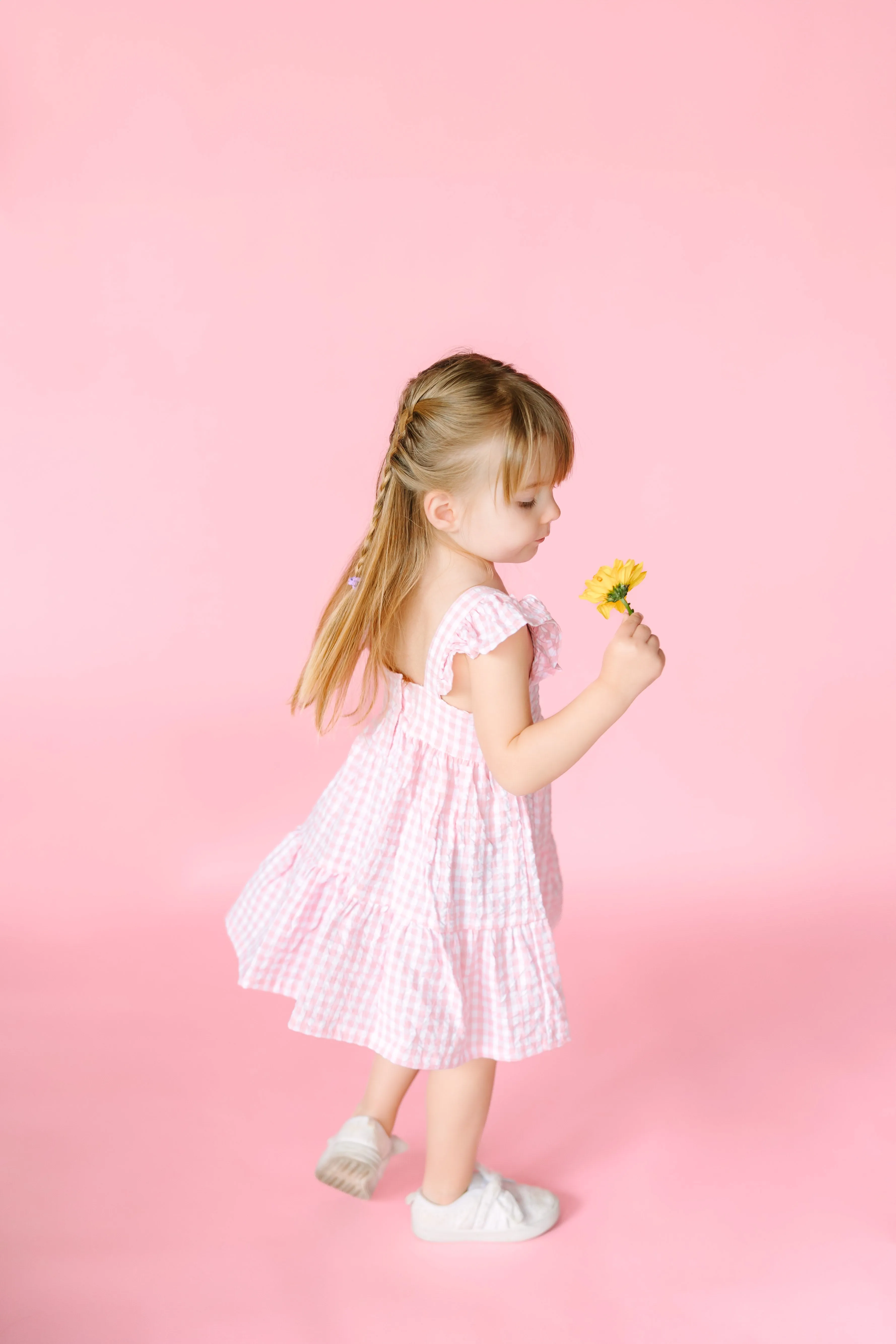 Pink Gingham Sundress