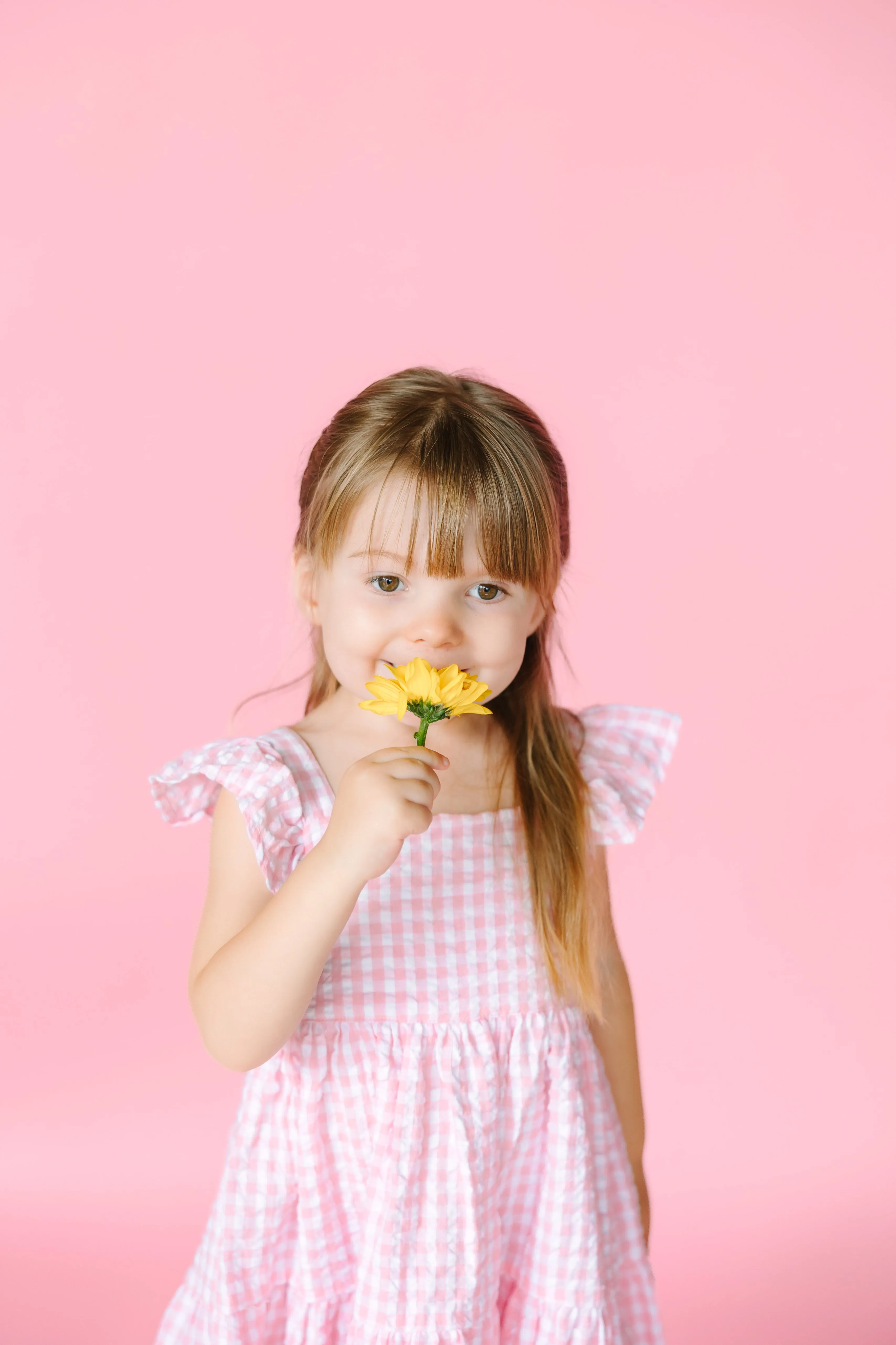 Pink Gingham Sundress