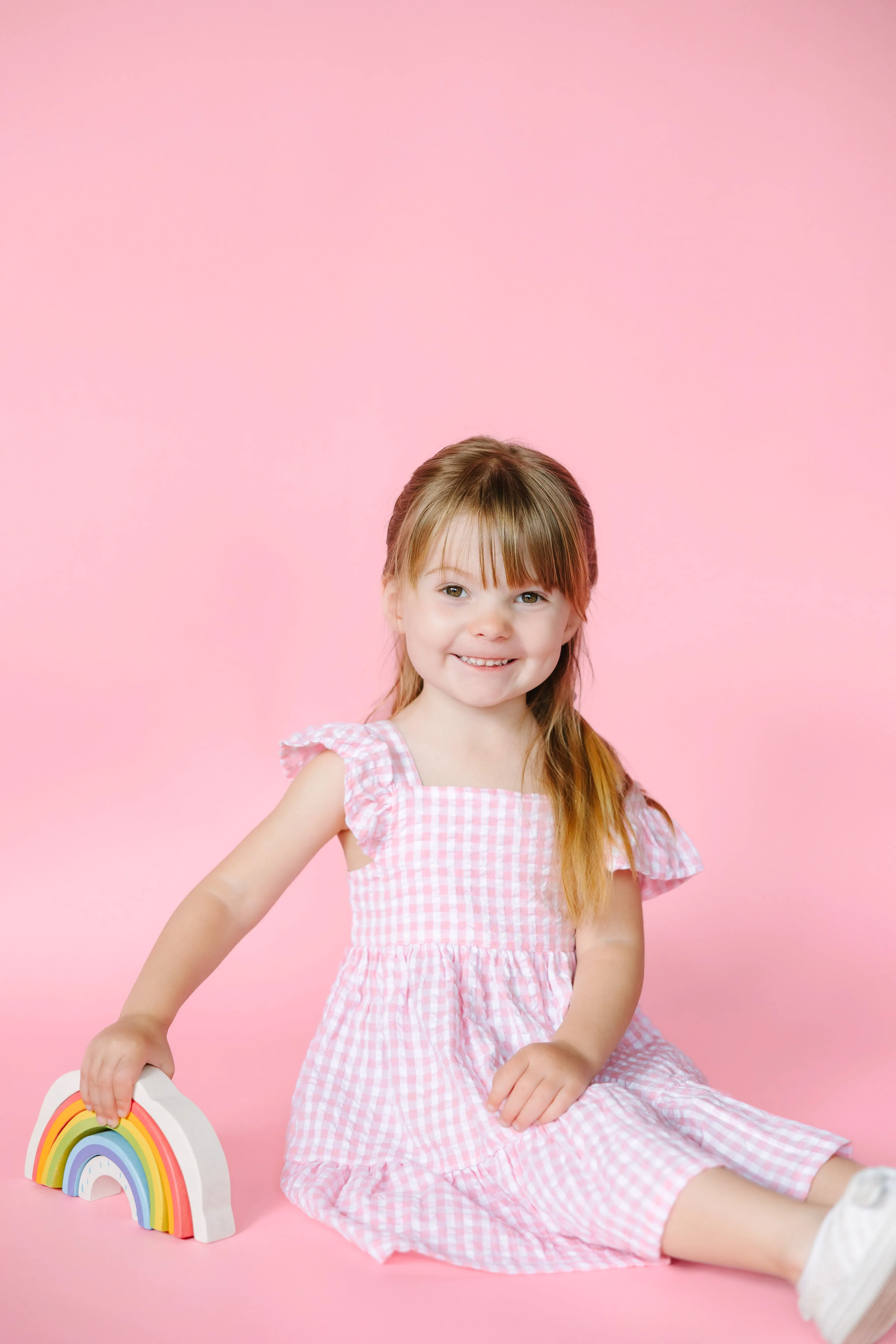 Pink Gingham Sundress