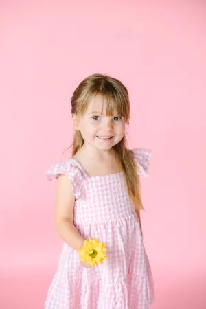 Pink Gingham Sundress