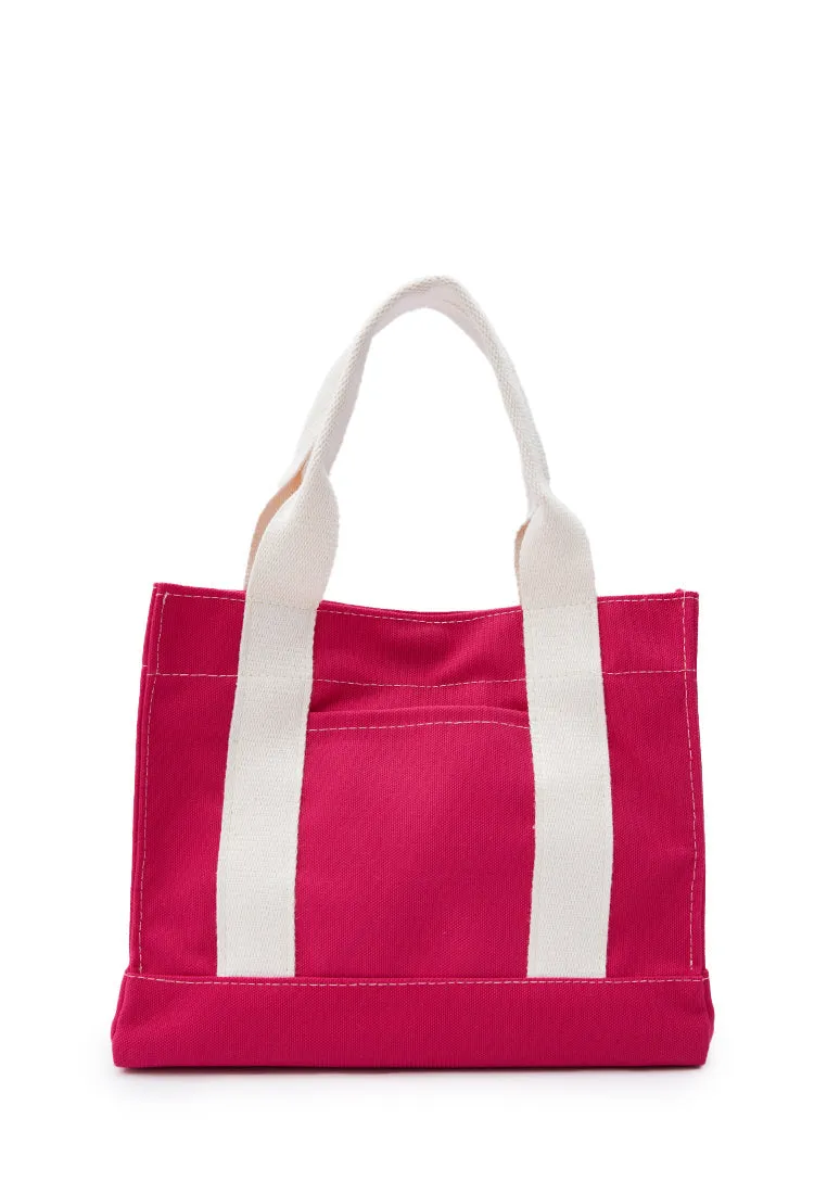 Pink Micro Canvas Bag