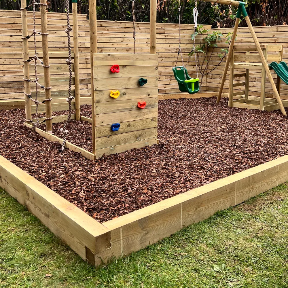 PlaySafe Playground Bark and Sand Combo for Kids