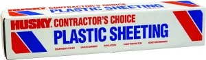 Poly-America CF00712-0400C Painter's Sheeting, 400 ft L, 12 ft W, Clear :ROLL: QUANTITY: 1