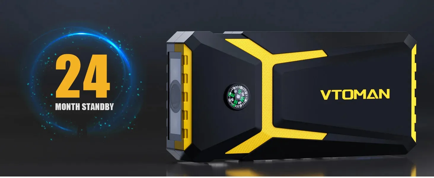 Portable 3000A Car Battery Jump Starter Power Bank with LED Light