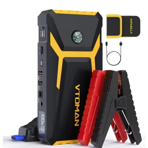 Portable 3000A Car Battery Jump Starter Power Bank with LED Light