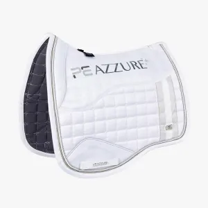 Premier Equine Azzure Anti-Slip Satin Dressage Square - White