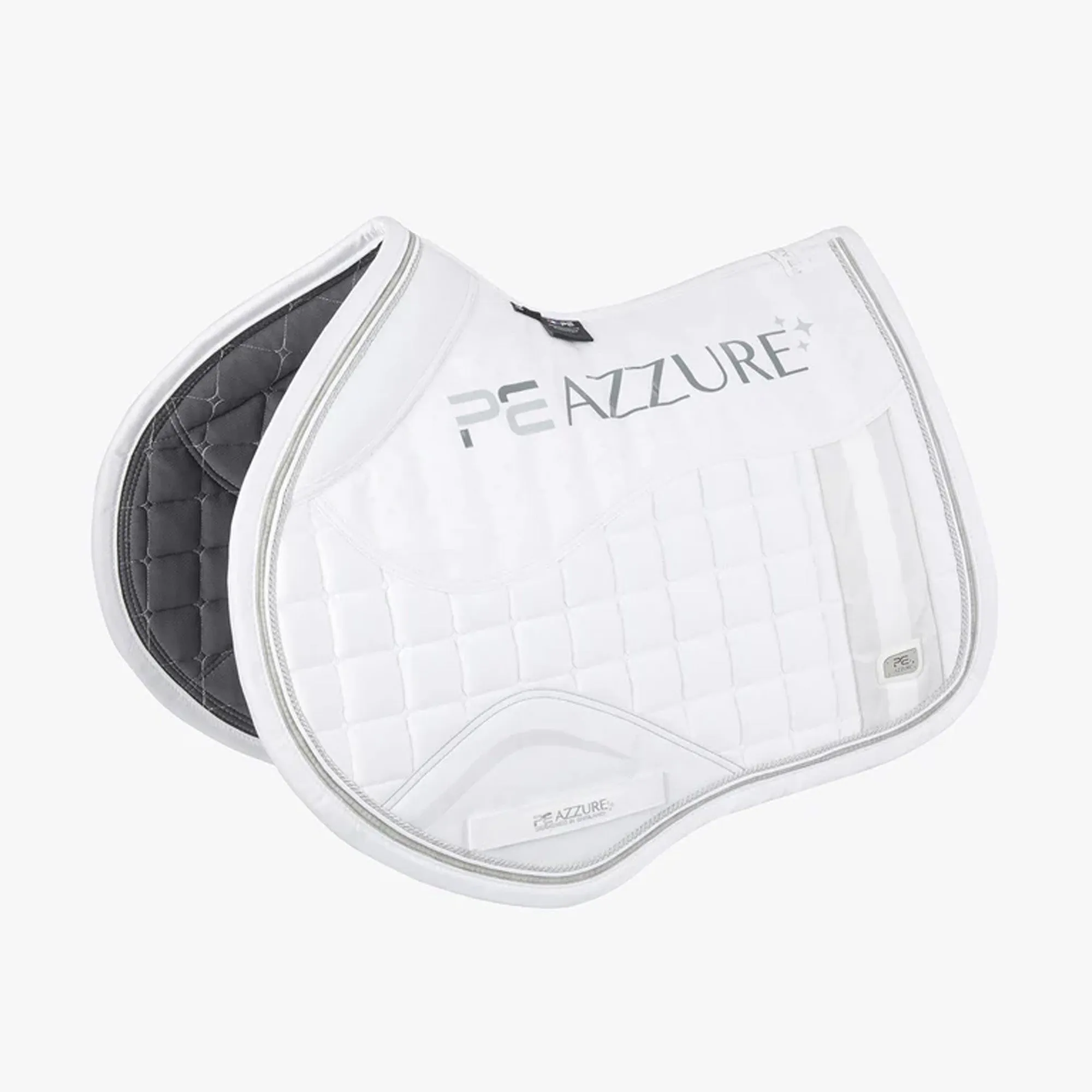 Premier Equine Azzure Anti-Slip Satin Gp/Jump Square - White