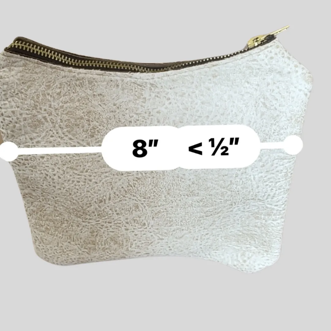 "Beige Vegan Leather Bag – Stylish and Eco-Friendly"