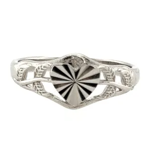 R59 Heart CZ Ring