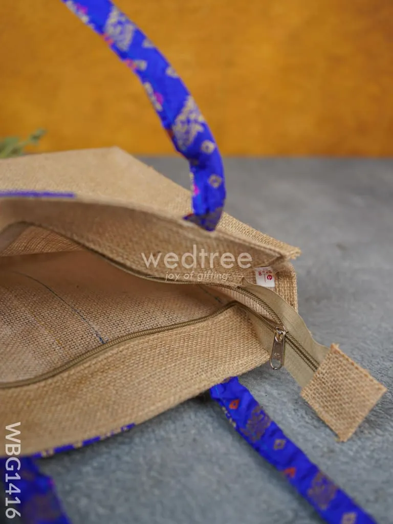 Raw Silk Jute Bag - WBG1416