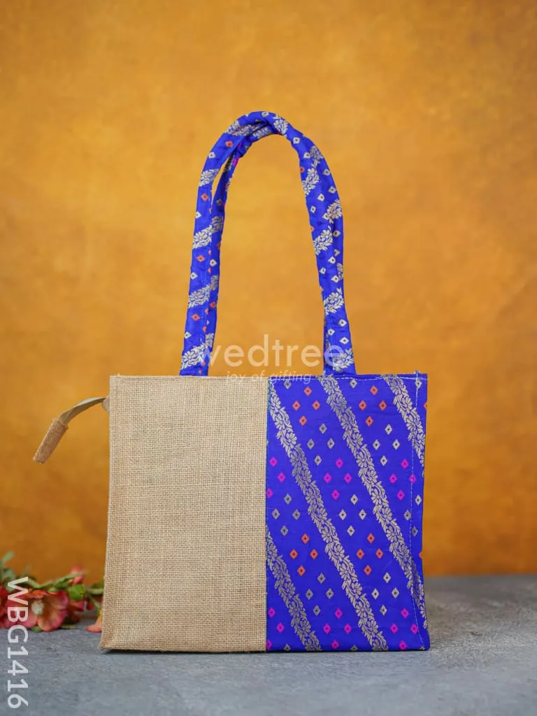 Raw Silk Jute Bag - WBG1416