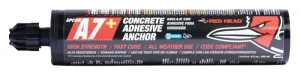Red Head A7  Series 07111 Anchoring Adhesive, Beige/Gray, 10 oz :EA: QUANTITY: 1