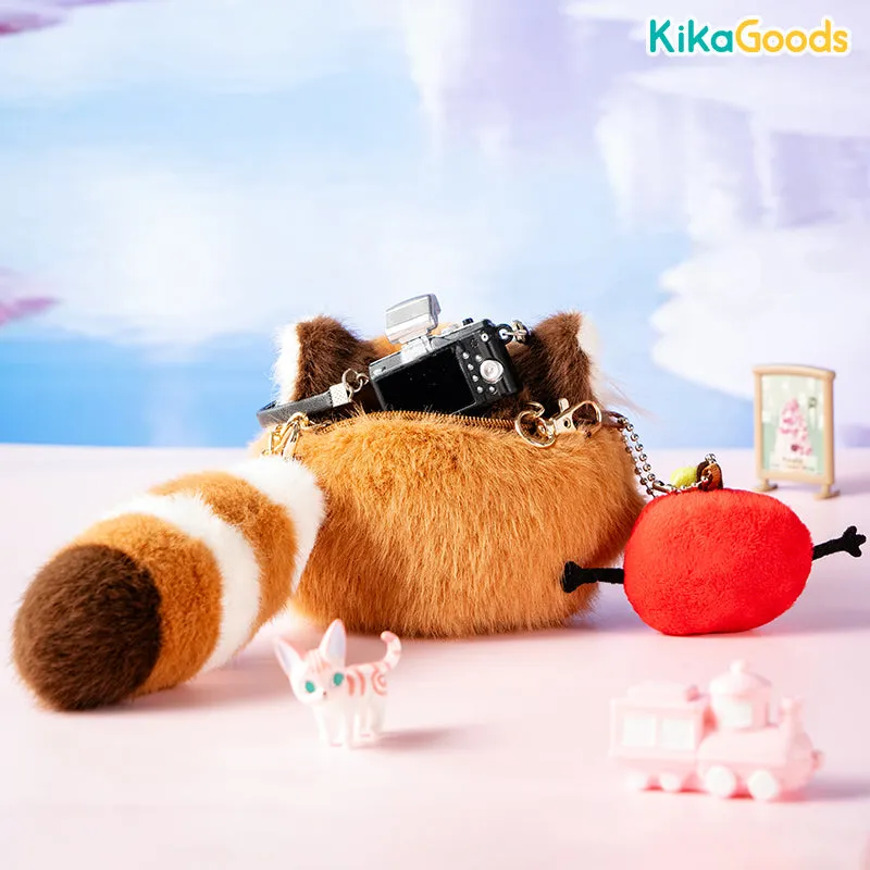 Red Panda Headphone Bag