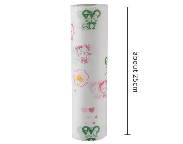 Reusable Bamboo Paper Towels (1 roll of 50 sheets)