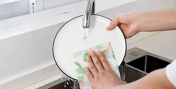 Reusable Bamboo Paper Towels (1 roll of 50 sheets)