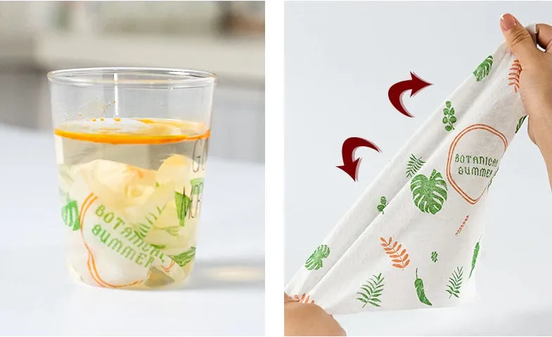 Reusable Bamboo Paper Towels (1 roll of 50 sheets)