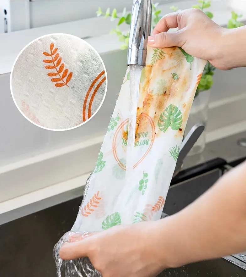 Reusable Bamboo Paper Towels (1 roll of 50 sheets)