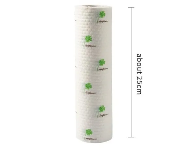 Reusable Bamboo Paper Towels (1 roll of 50 sheets)