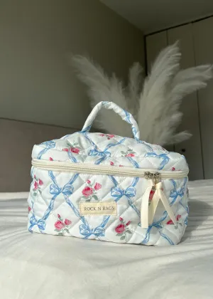 Rock N Rags Quilted Makeup Bag ★ Rose And Bow