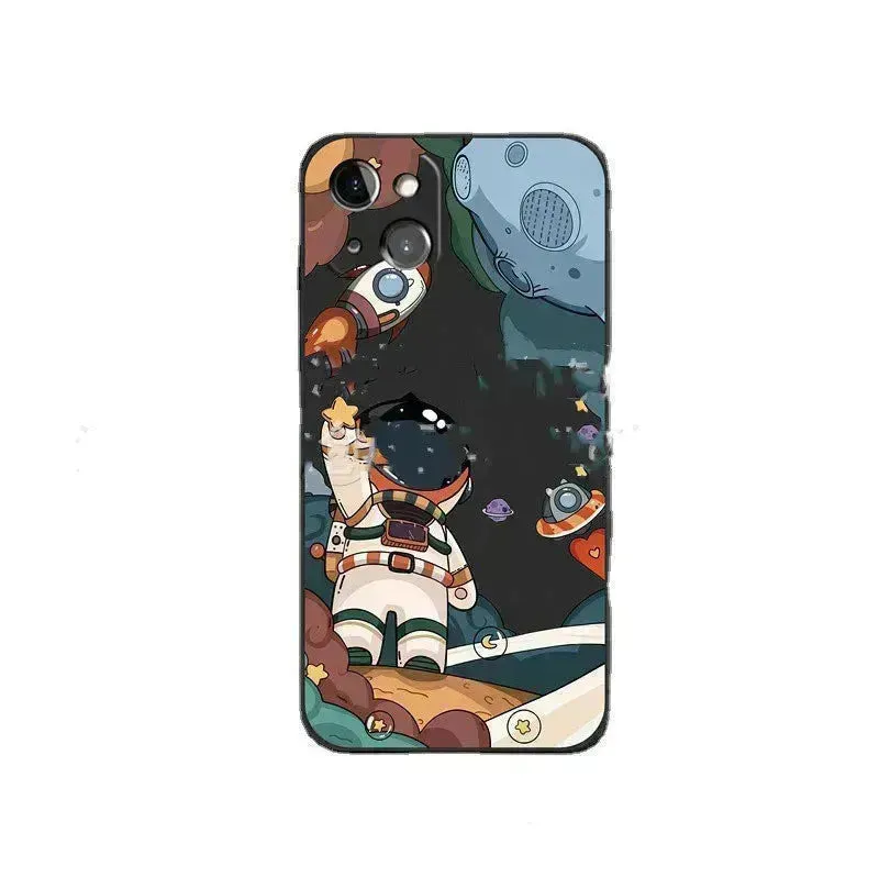 Rocket Astronaut Side Phone Case
