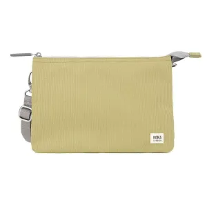Roka Carnaby XL Recycled Canvas Cross Body Bag - Khaki Green