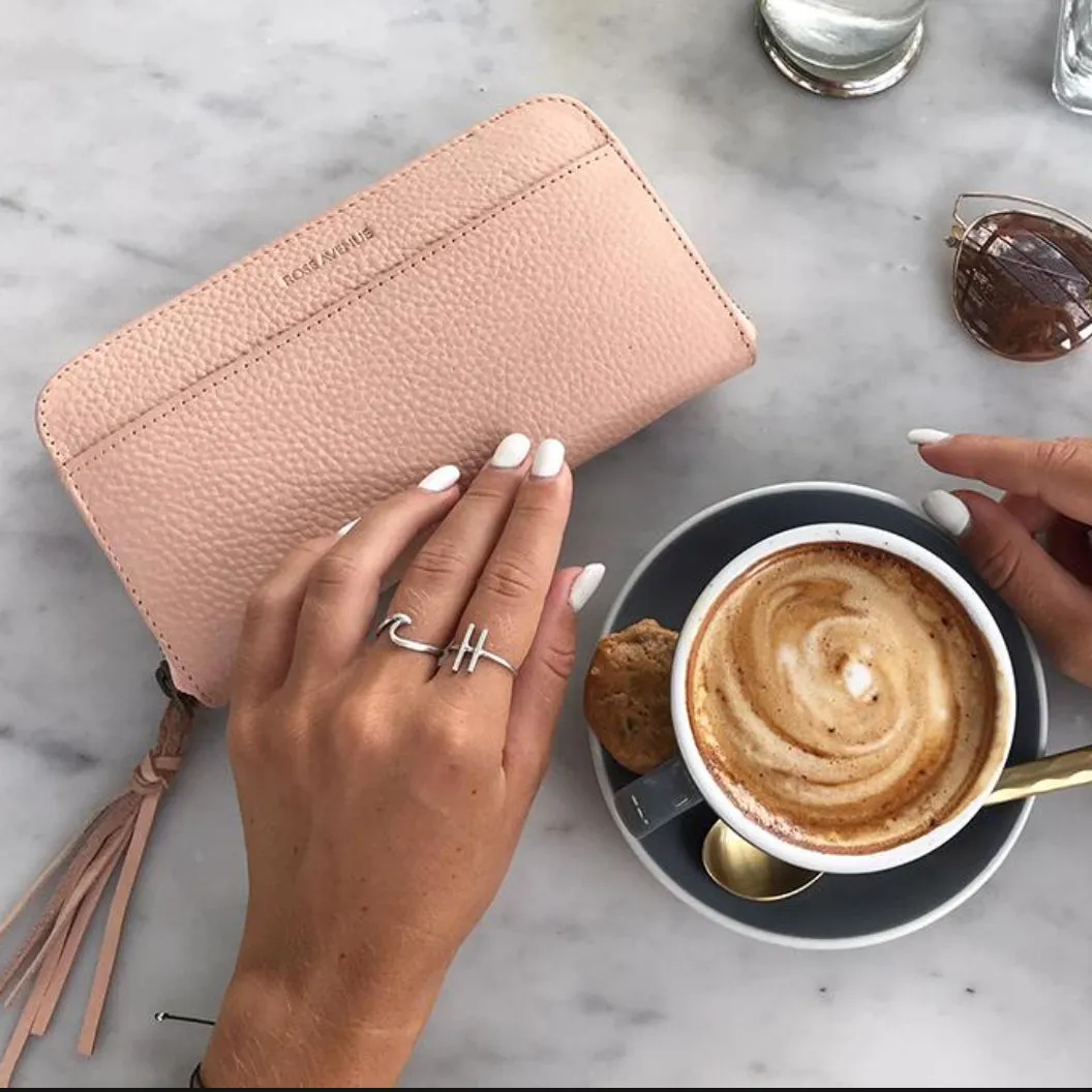 Rose Avenue Leather Pouch Wallet