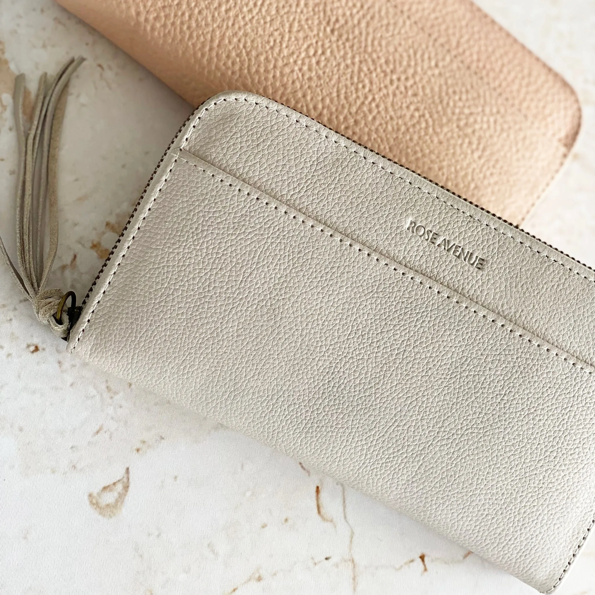 Rose Avenue Leather Pouch Wallet