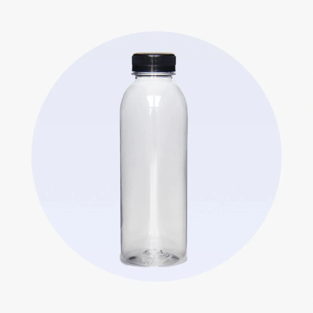 Round Shaped PET Bottles | 24 oz