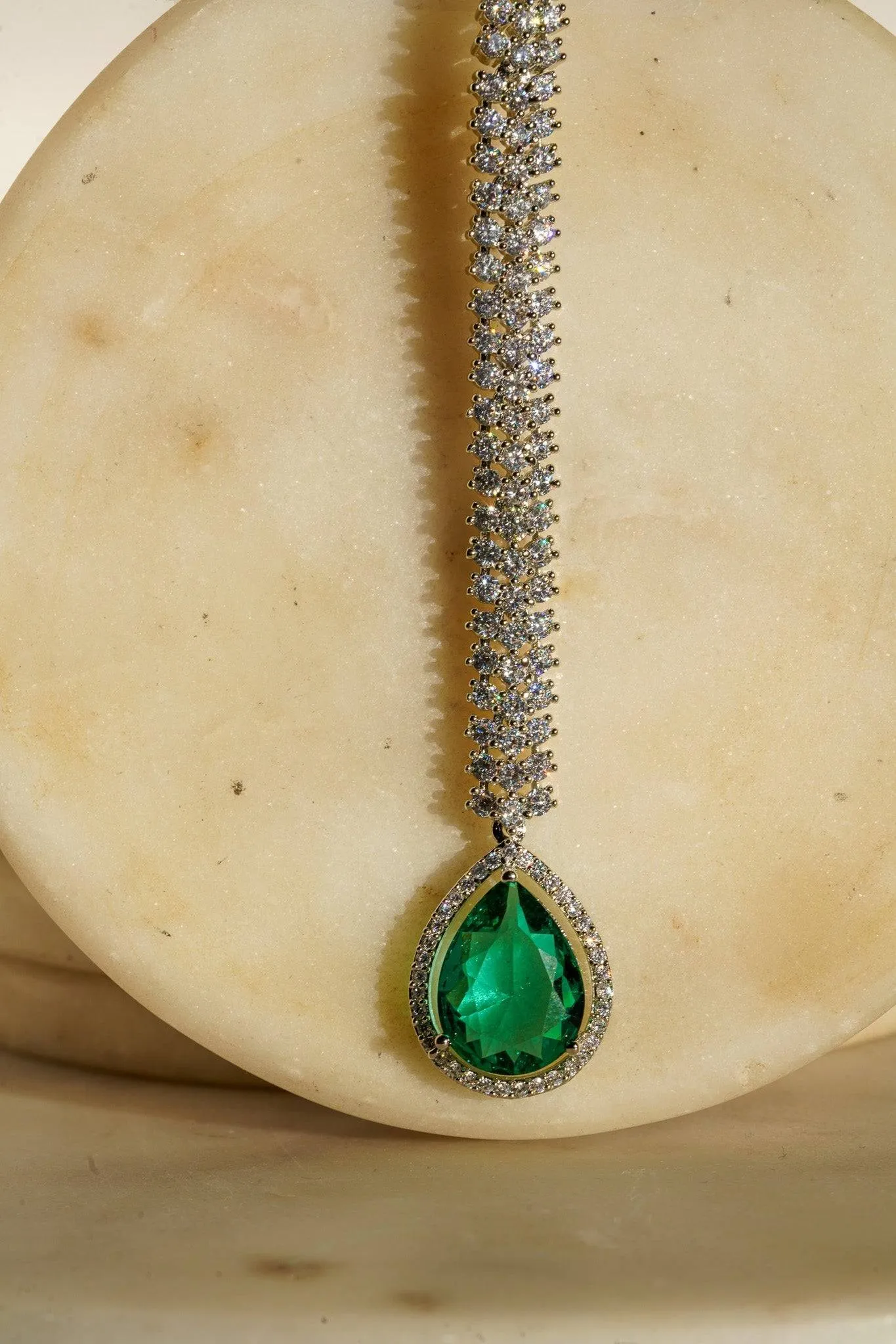 Safi - Diamanté Accent Maang Tikka