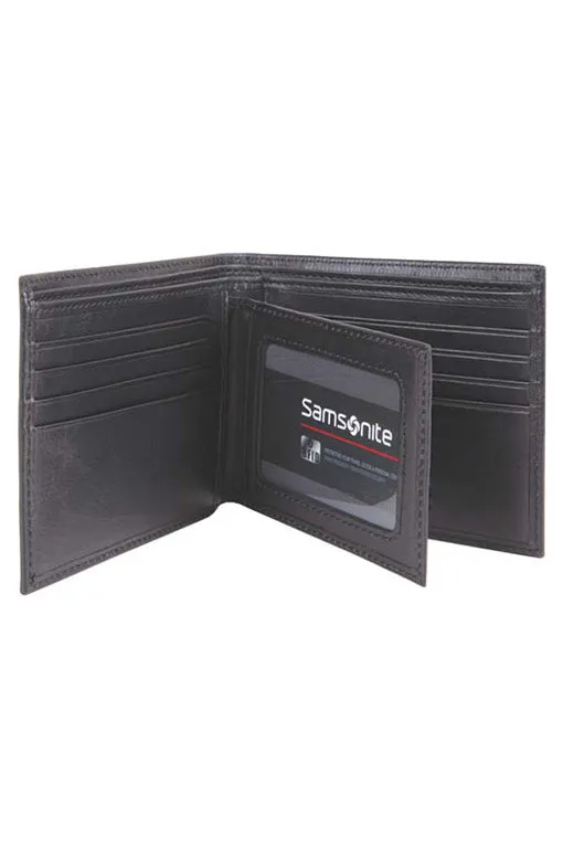 Samsonite - Leather Wallet - Black