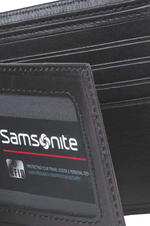 Samsonite - Leather Wallet - Black