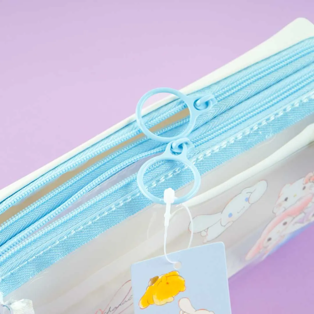 Sanrio Characters Funyumaru Twin Zipper Pen Pouch