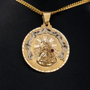 Santa Barbara Pendant 14K Yellow Gold With Ruby / 8.7gr