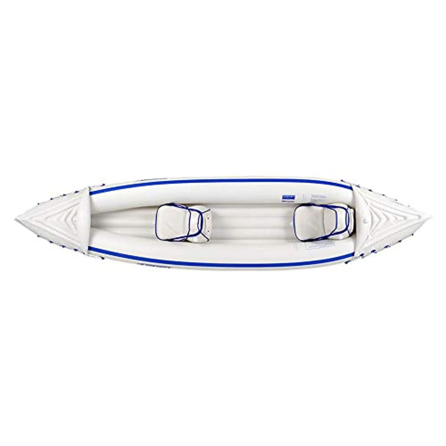 Sea Eagle 370 Pro 3 Person Inflatable Portable Sport Kayak Canoe Boat w/ Paddles