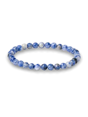 Semi Precious Bead Bracelet - Blue